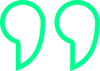 EggNest-Green Quote Mark